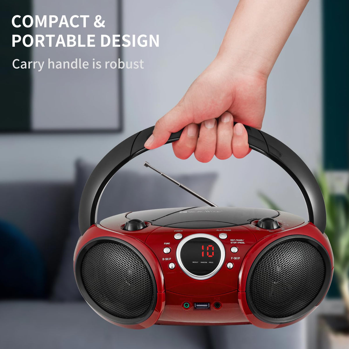 Portable CD Player Boombox N963305