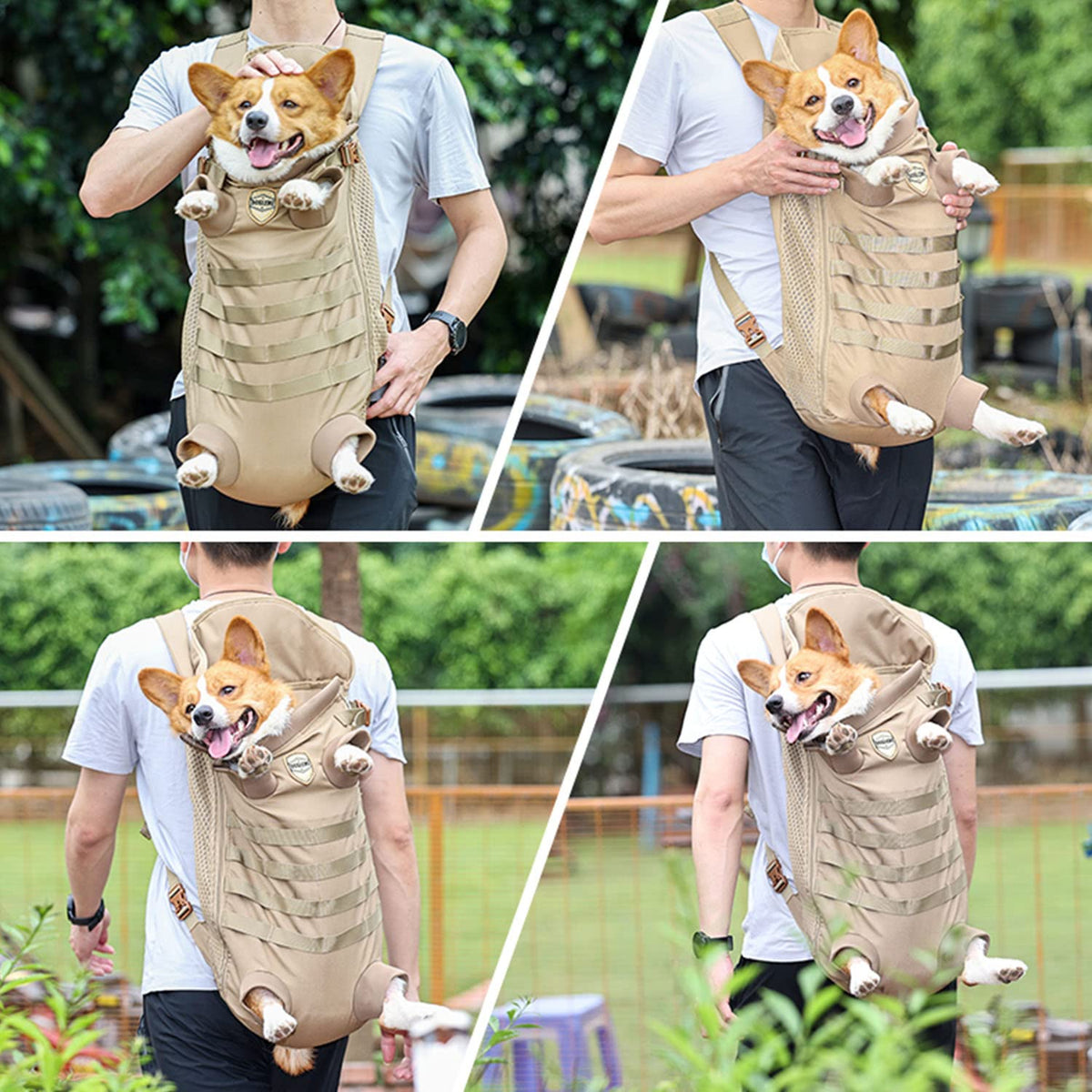 Tactical Dog Backpack Carrier O699
