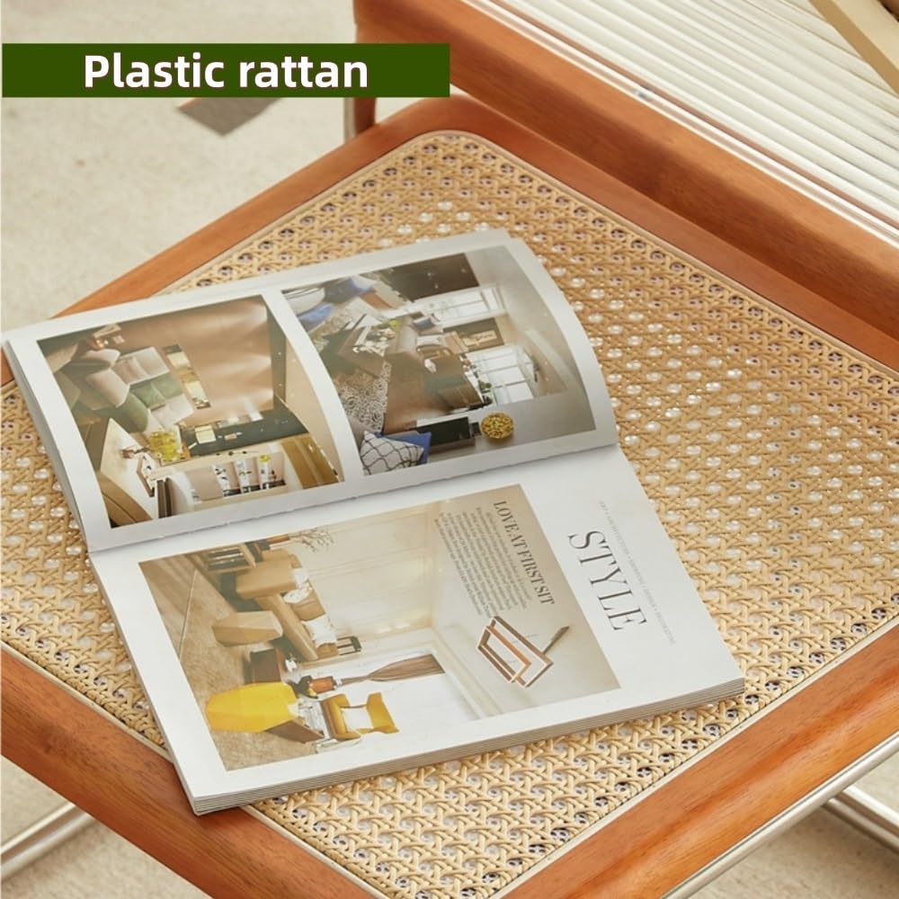 Set of 2 Square Nesting Coffee Tables Rattan Tempered Glass Brown M924939
