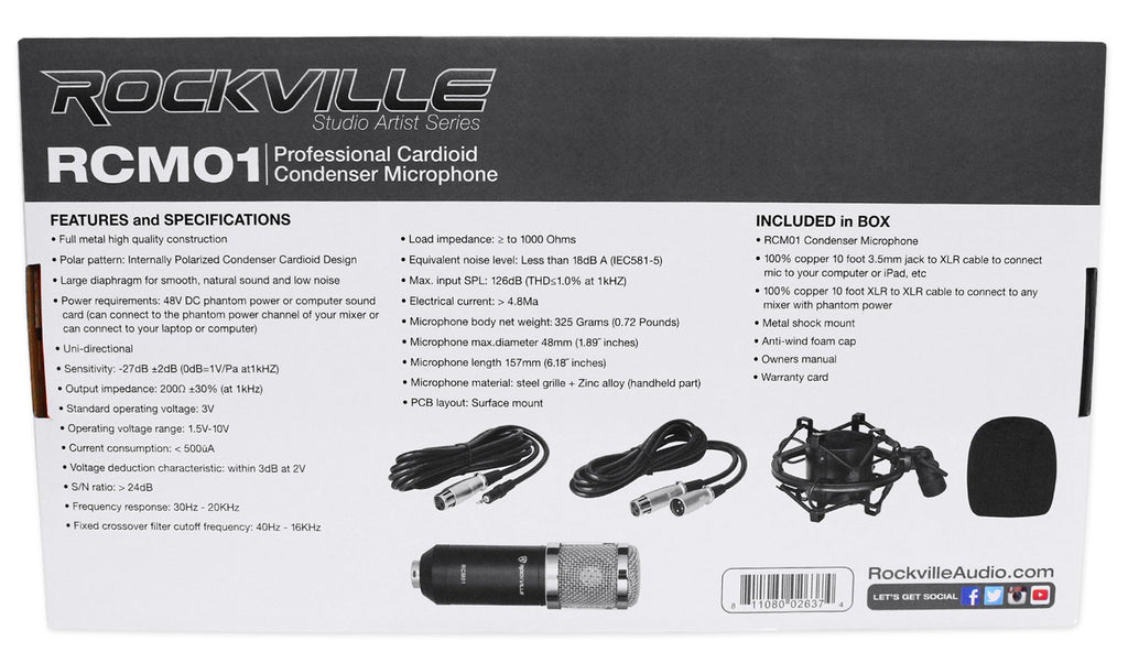 Condenser Mic with Shock Mount A522926