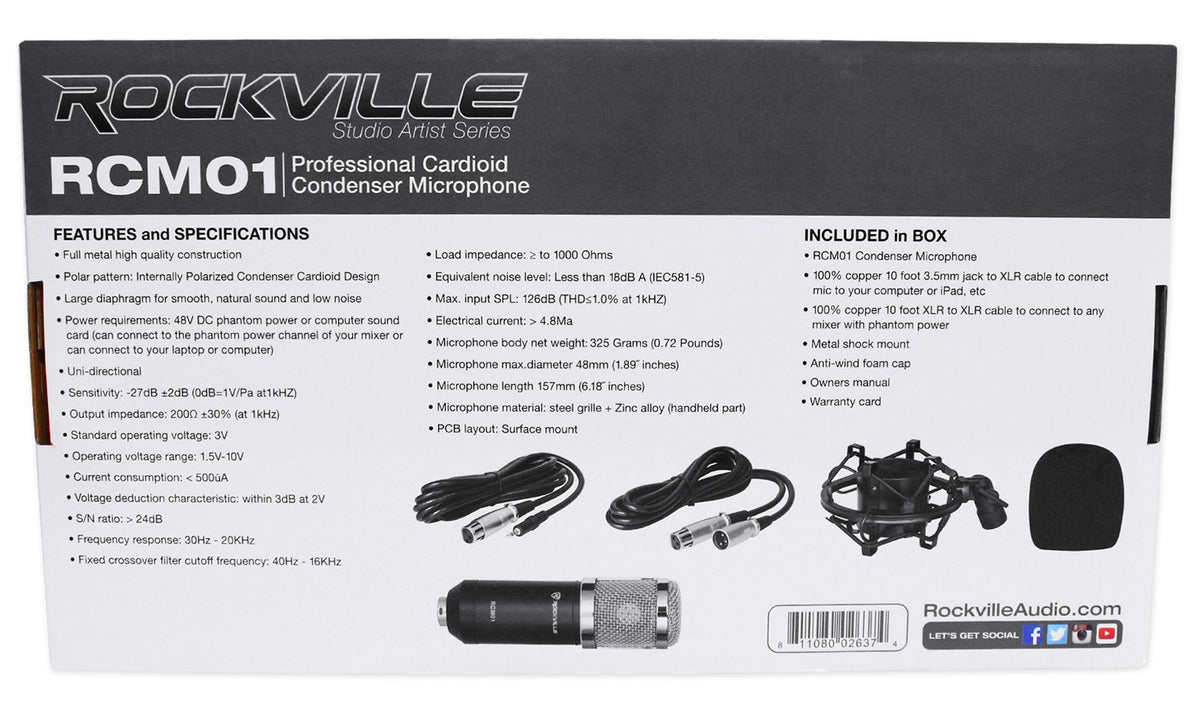 Condenser Mic with Shock Mount A522926