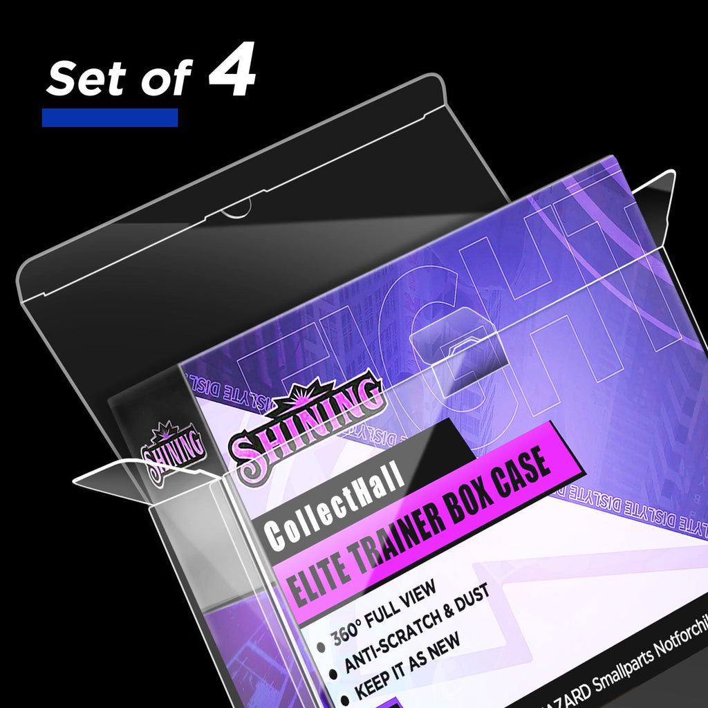 4 Packs Transparent Easy to Fold Protector Case E9712