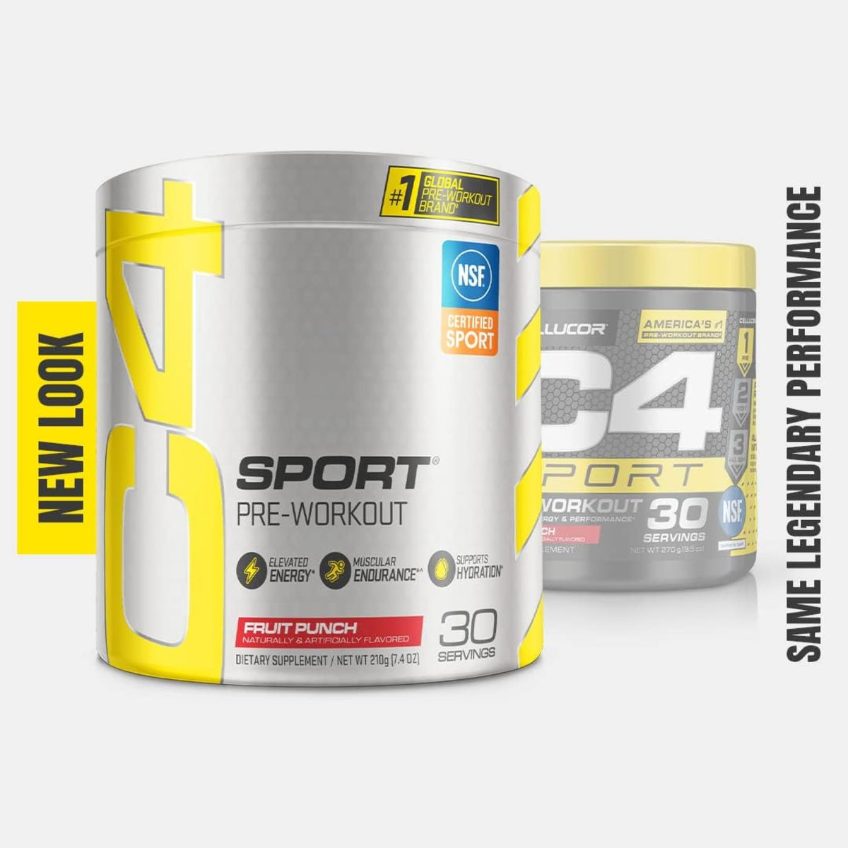 Fruit Punch Pre Workout Powder 30 Servings Pack of 2 O942888