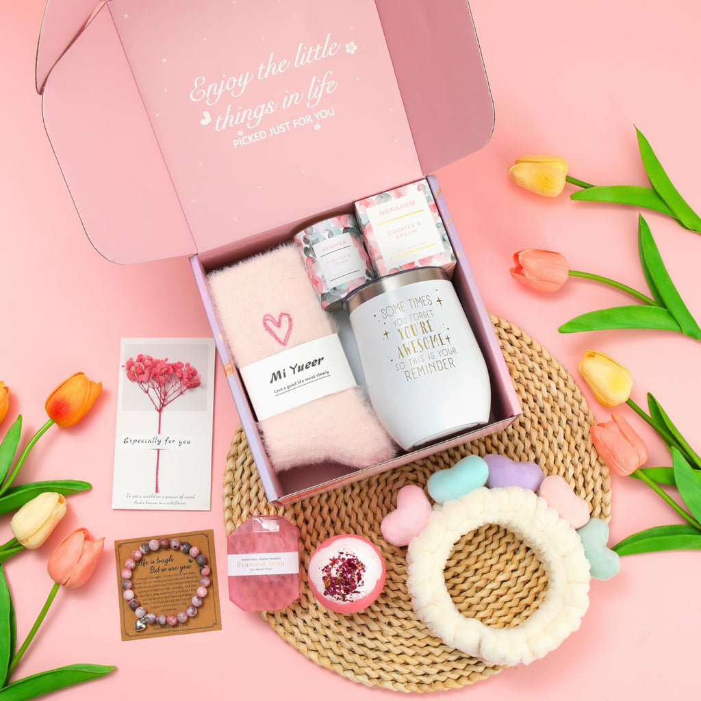 Pink 9pc Spa Bath Gift Set I3141