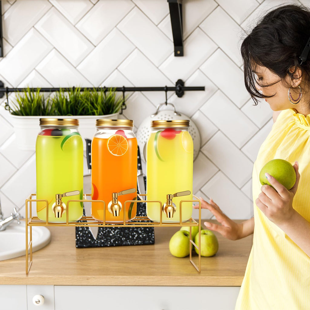 80 oz Glass Beverage Dispenser with Stand U46611