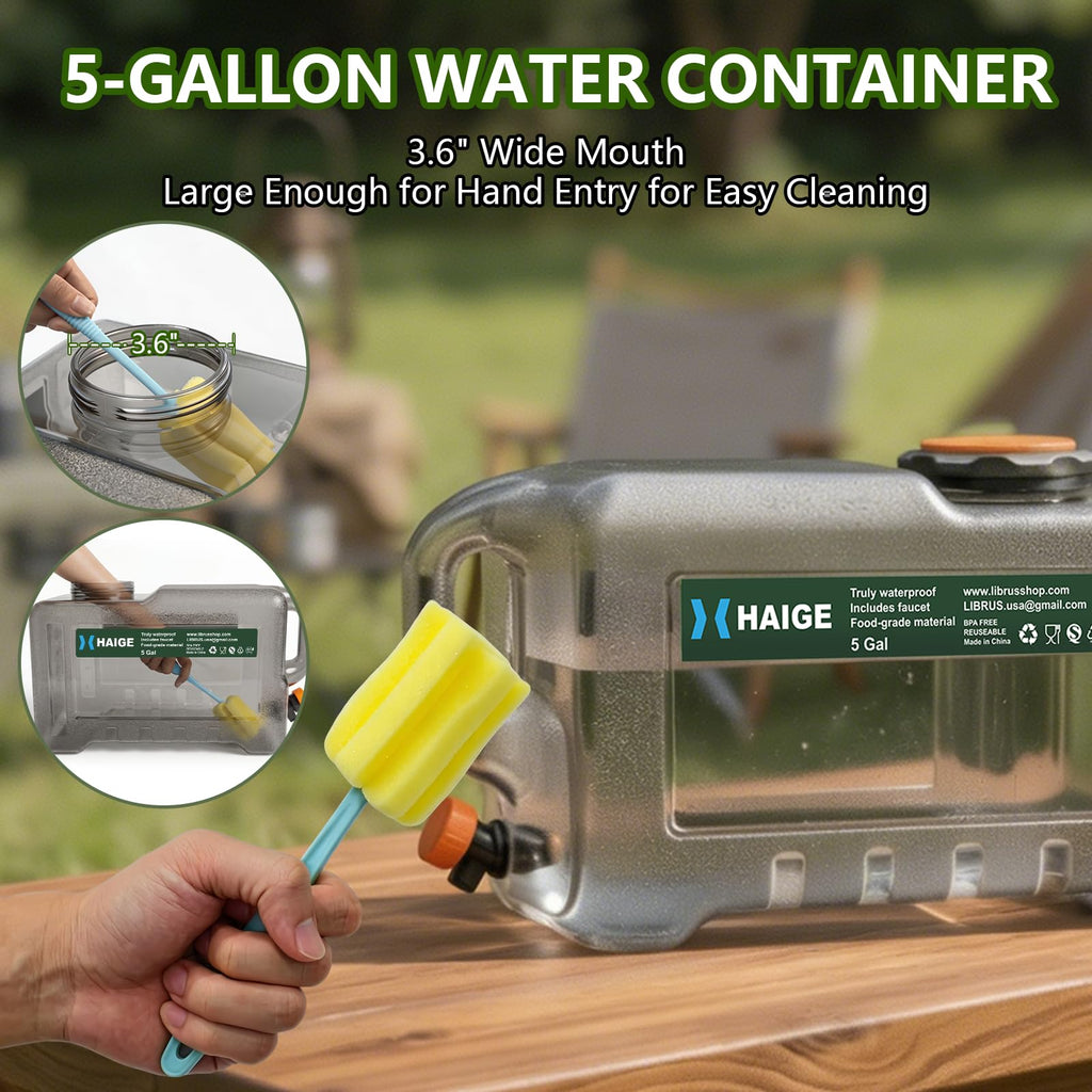 5 Gallon BPA-Free Portable Water Jug with Spigot K183