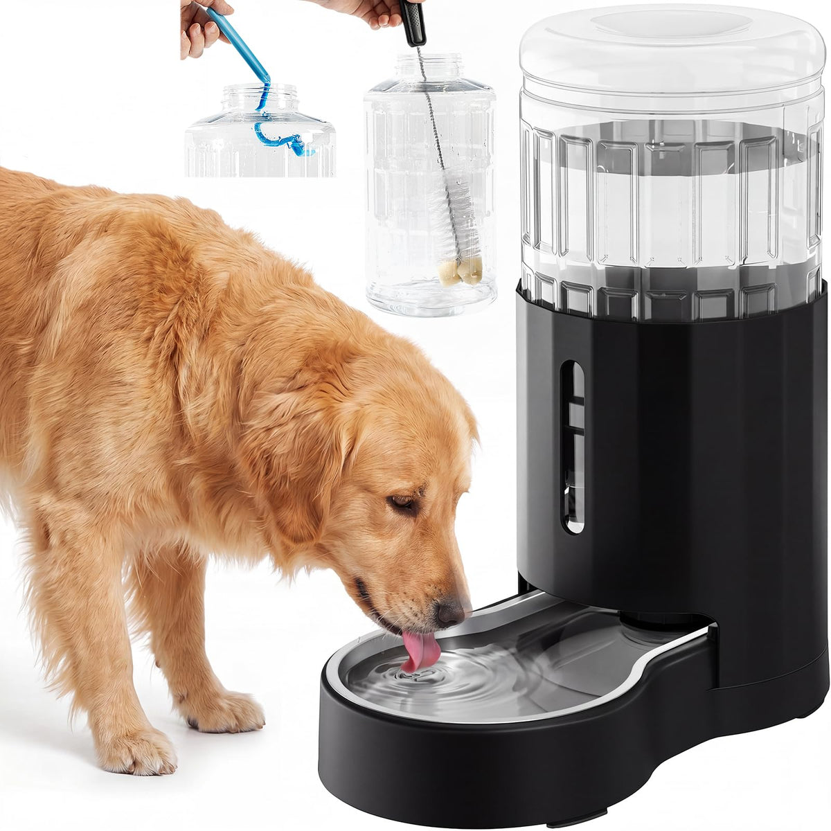 Gravity Dog Water Bowl Dispenser 8L Black X263474