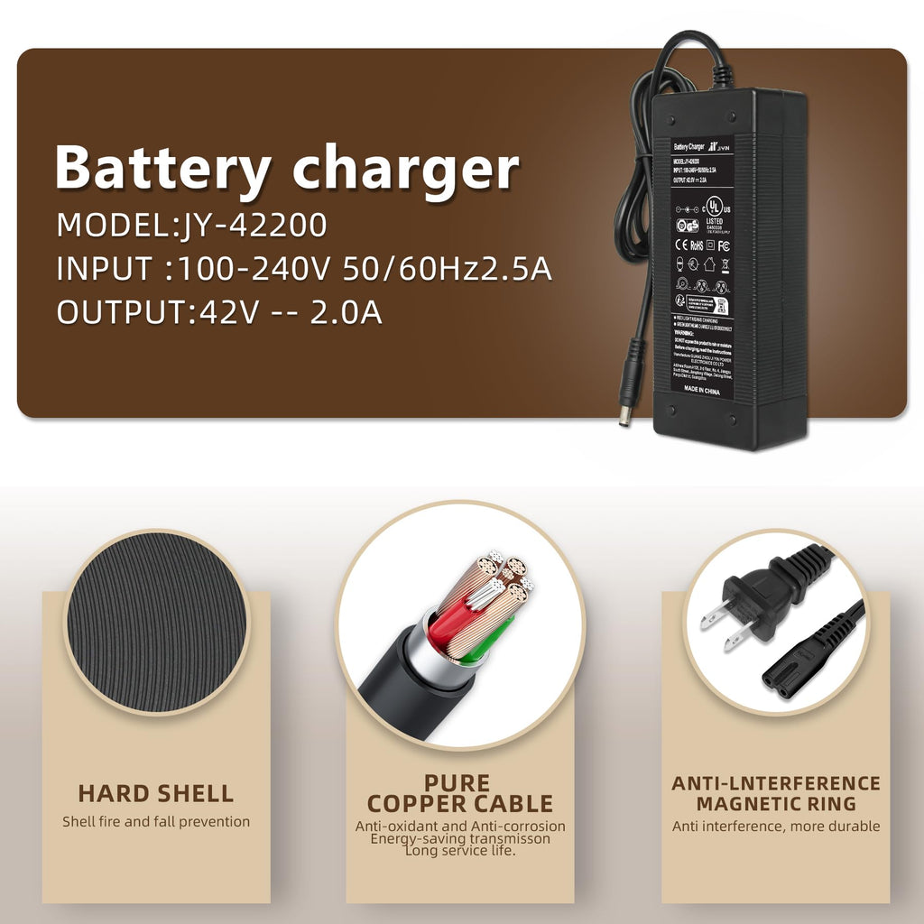 36V-42V 2A Electric Scooter Charger U482856