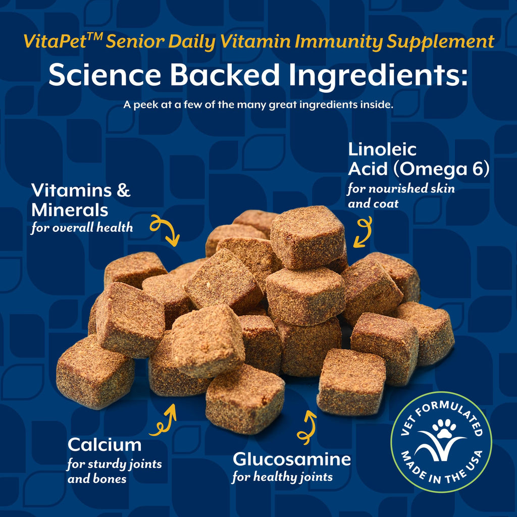 Senior Daily Vitamin Dog Supplements 120 Ct I716949