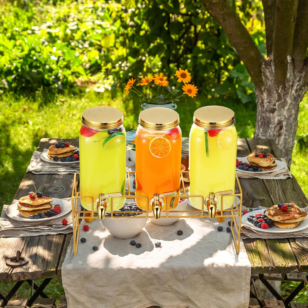 80 oz Glass Beverage Dispenser with Stand U46611