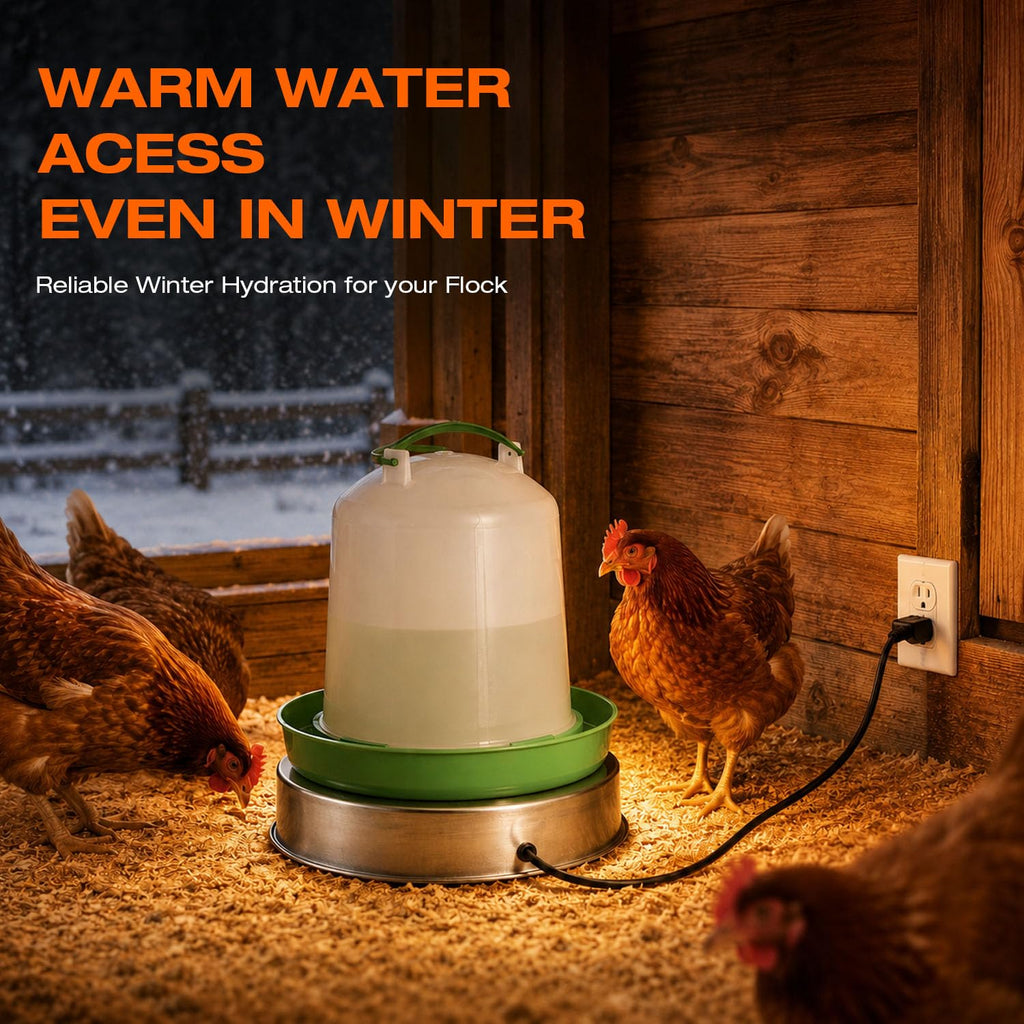 Heated Chicken Waterer 13 Inches W4462