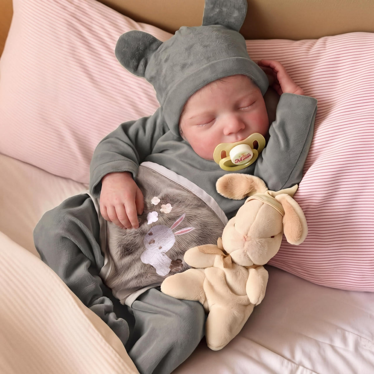 20 Inch Realistic Newborn Baby Doll with Poseable Body X174
