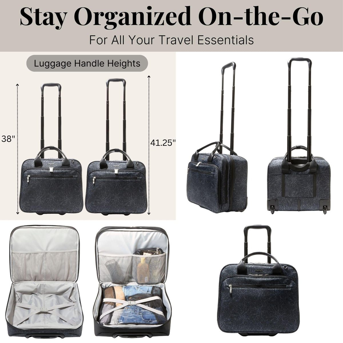 Women's 2 Wheel Tote I392701
