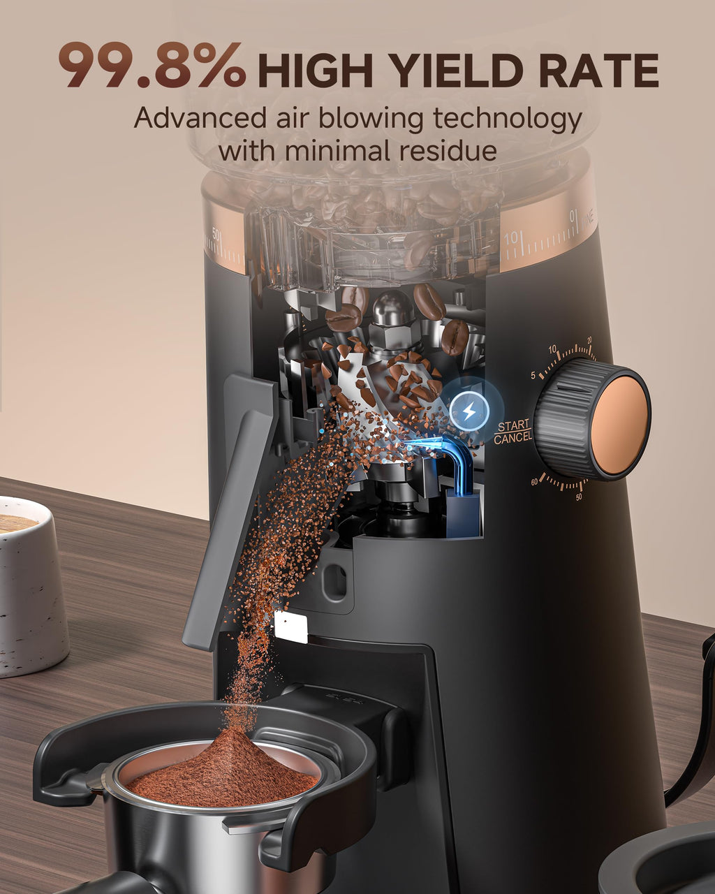 Single Dose Coffee Grinder 40mm Burr Q74153