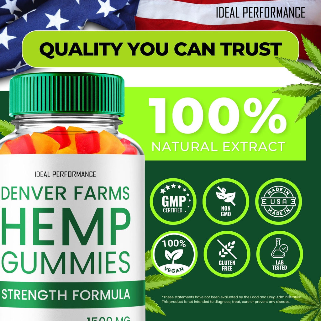 Maximum Strength All Natural Hemp Gummies 60 Gummies B2757