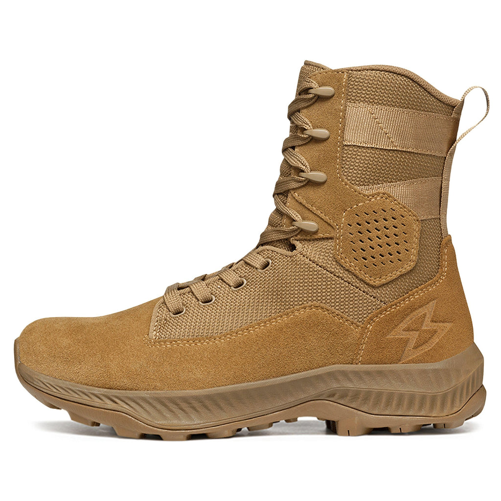 Suede Combat Boots X6172