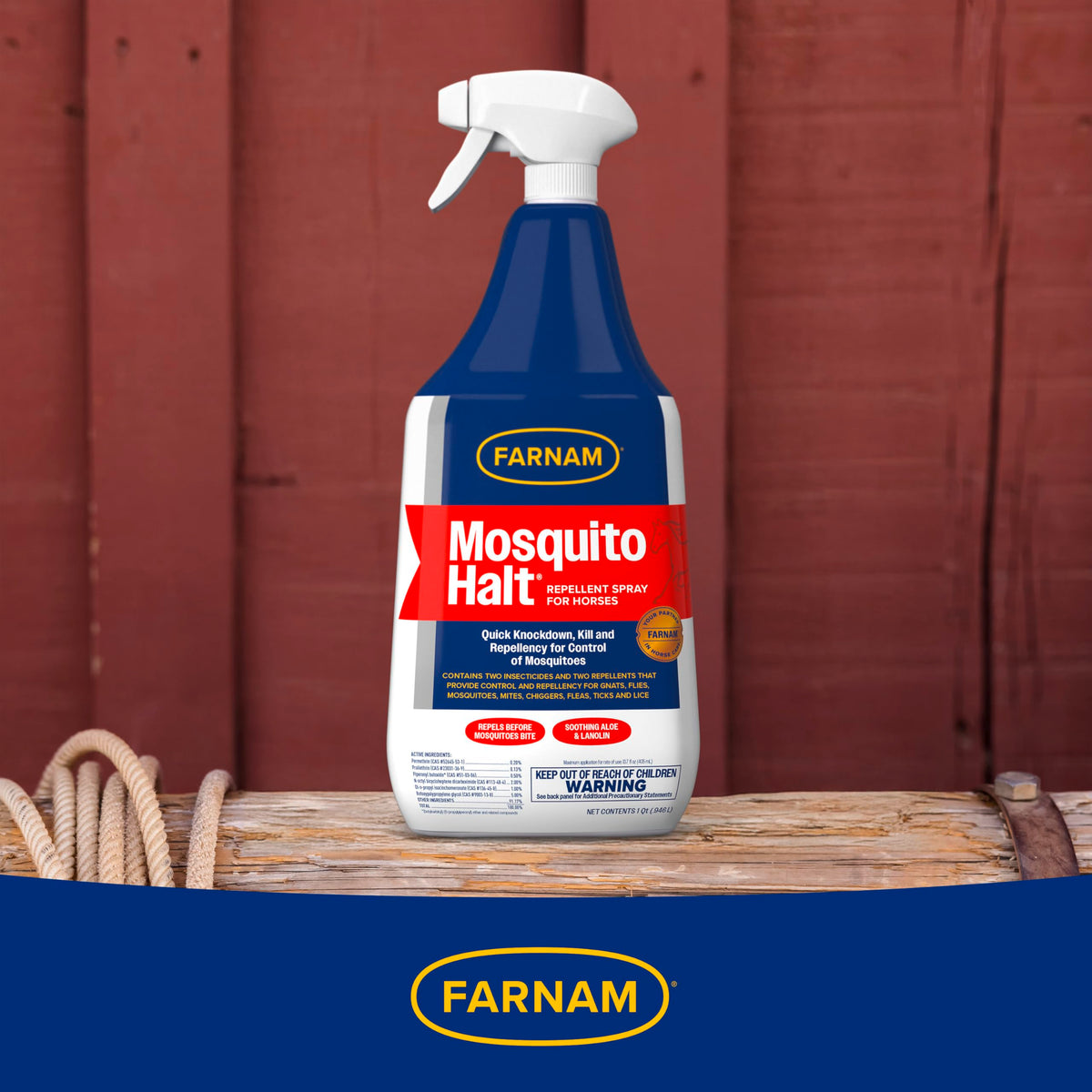 Mosquito Repellent Spray for Horses, 32 oz D849