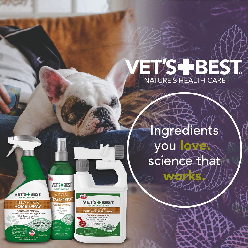 Flea & Tick Shampoo for Dogs 16 oz I9868