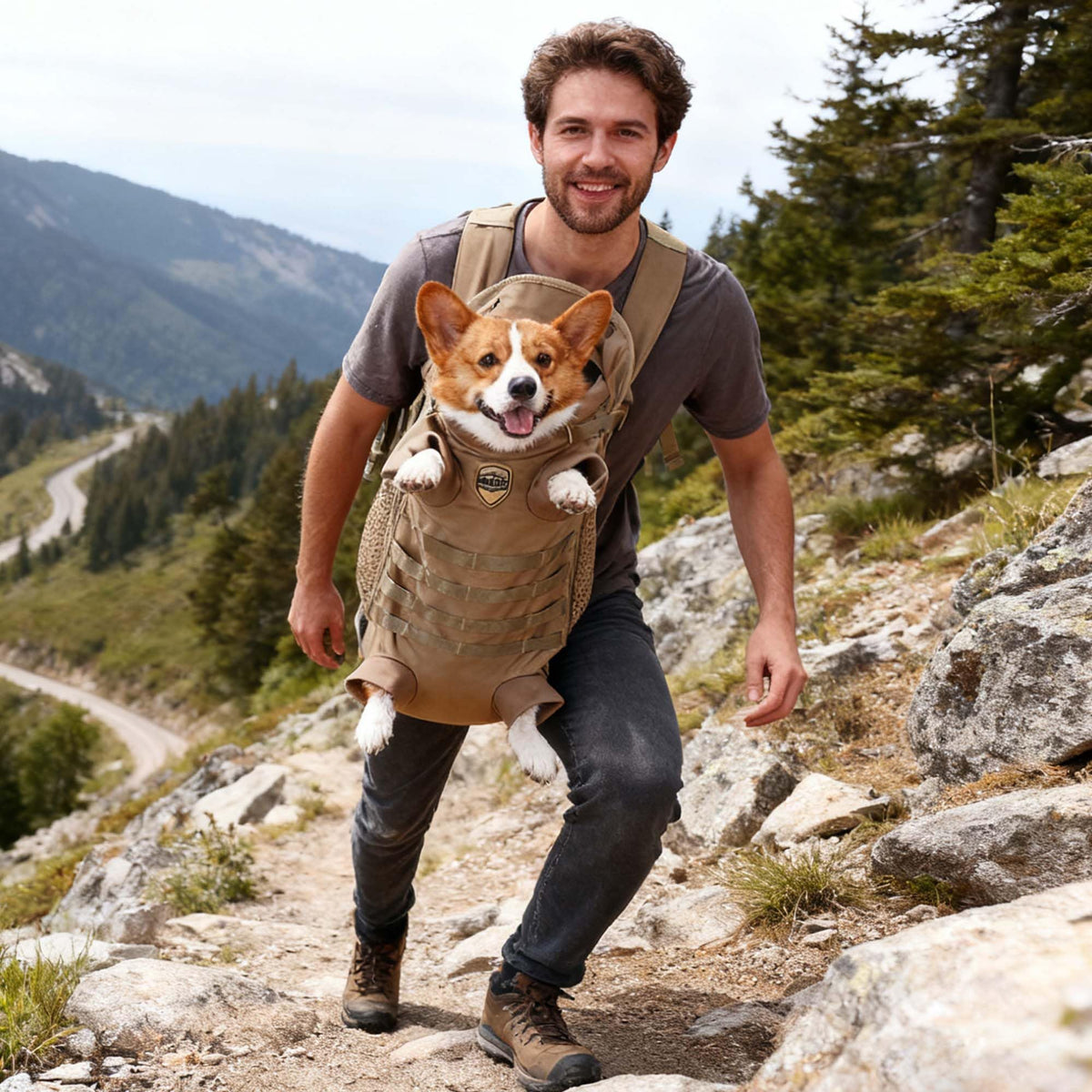 Tactical Dog Backpack Carrier O699