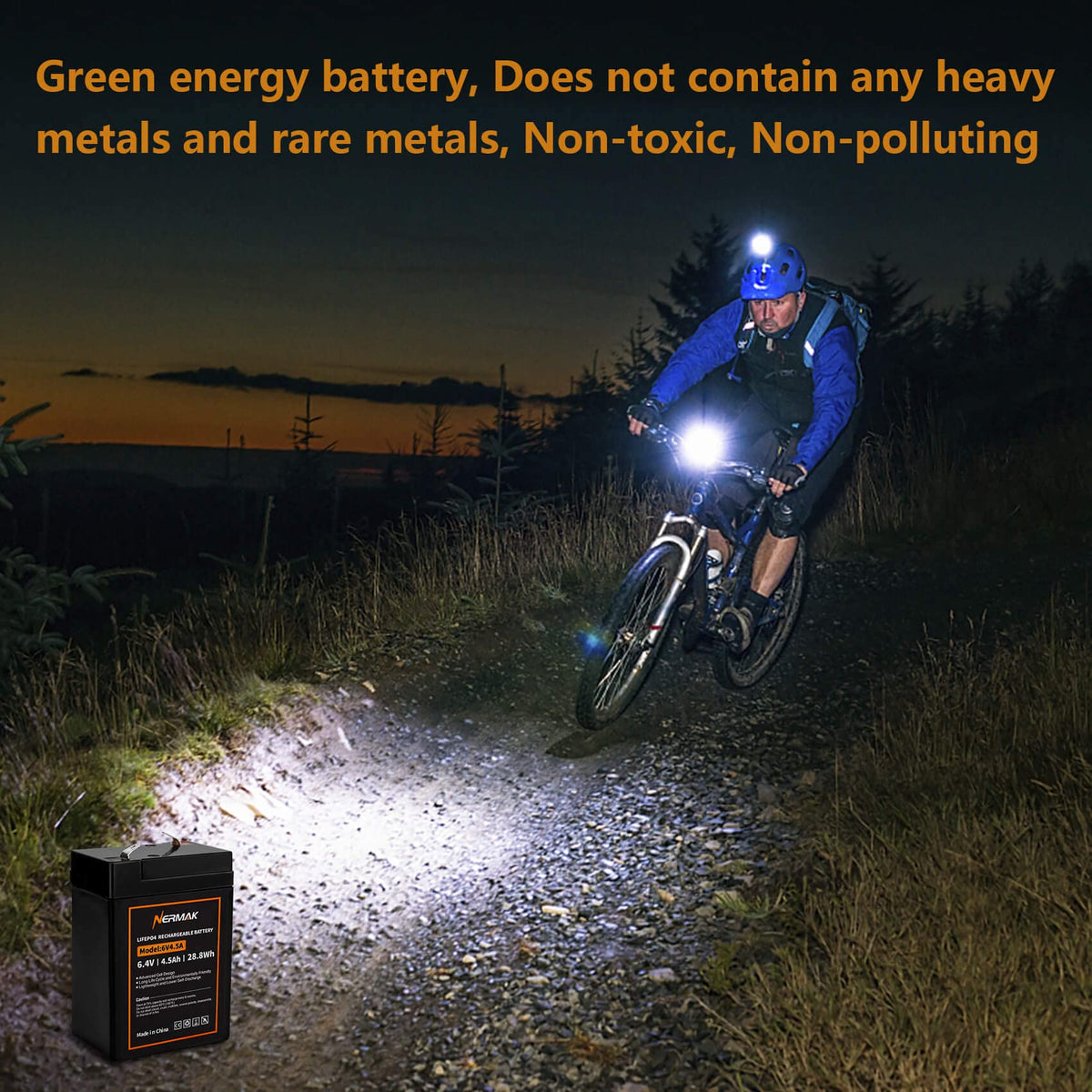 6V 4.5Ah LiFePO4 Battery 2 Pack J22580