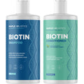 Sulfate Free Biotin Rosemary Peppermint Shampoo and Conditioner Set Q746692
