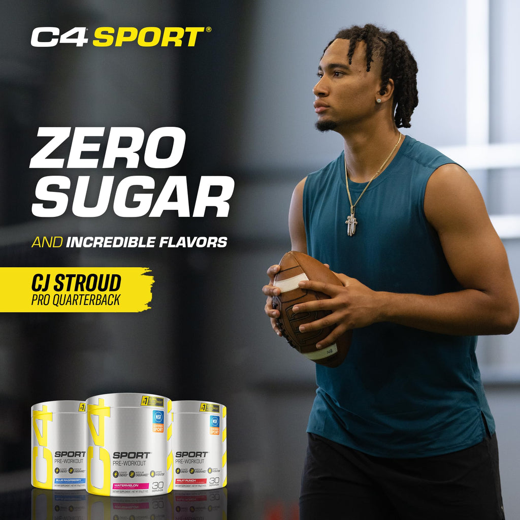 Fruit Punch Pre Workout Powder 30 Servings Pack of 2 O942888