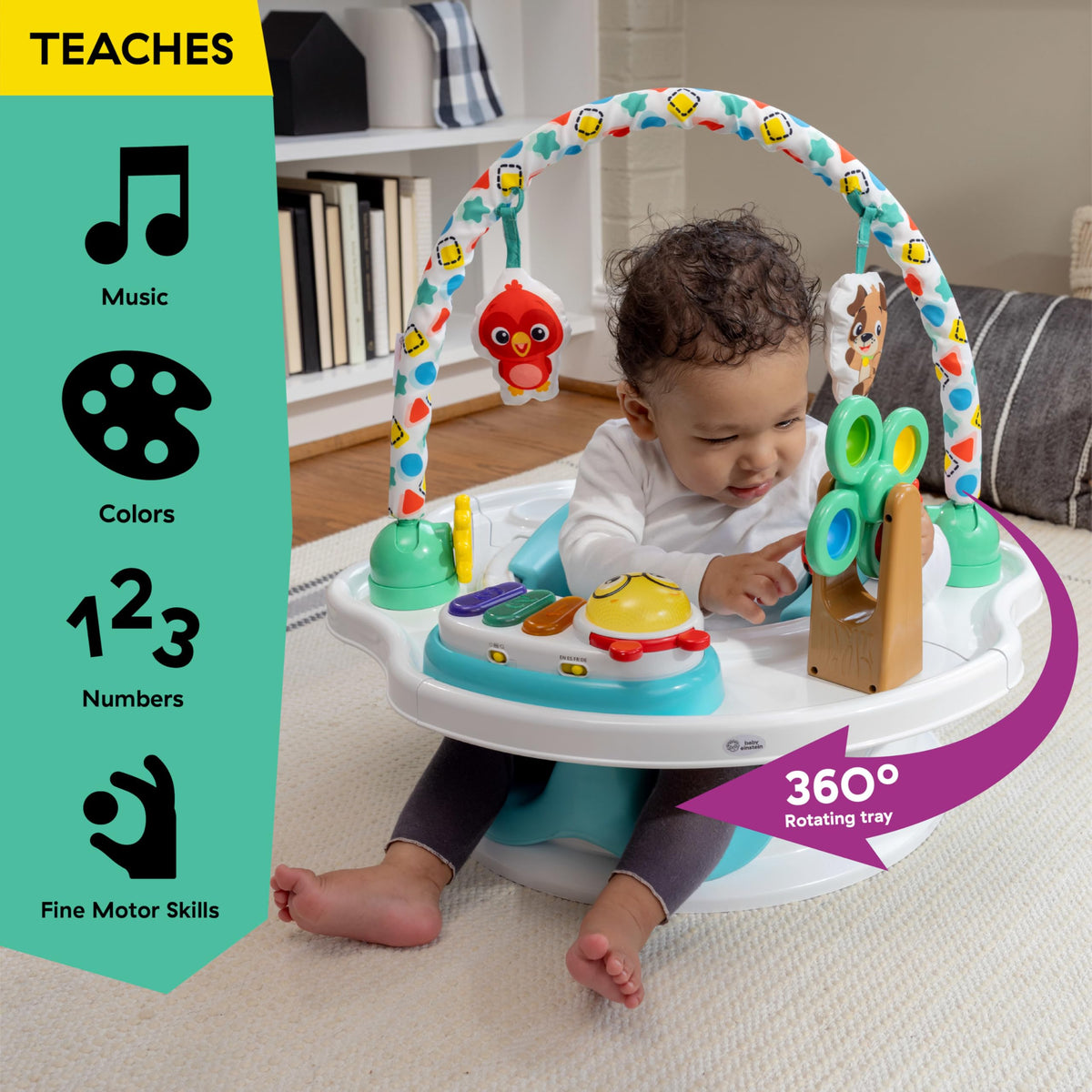 3-in-1 Activity Seat with Music & Lights W39336
