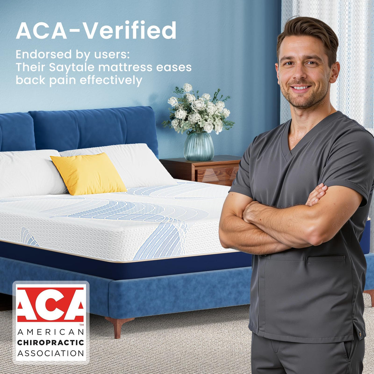 Twin Size 6 Inch Cooling Gel Memory Foam Mattress N169