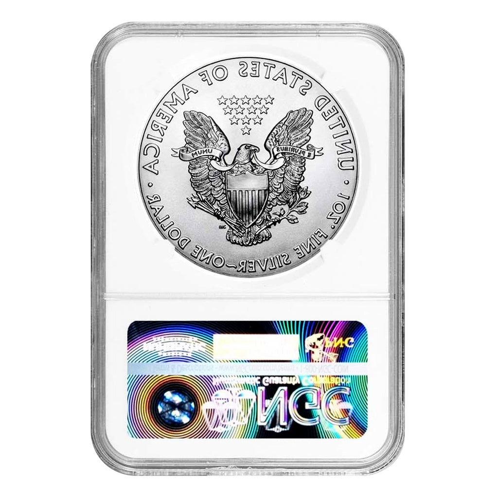 2017 $1 American Silver Eagle Coin MS70 D8041