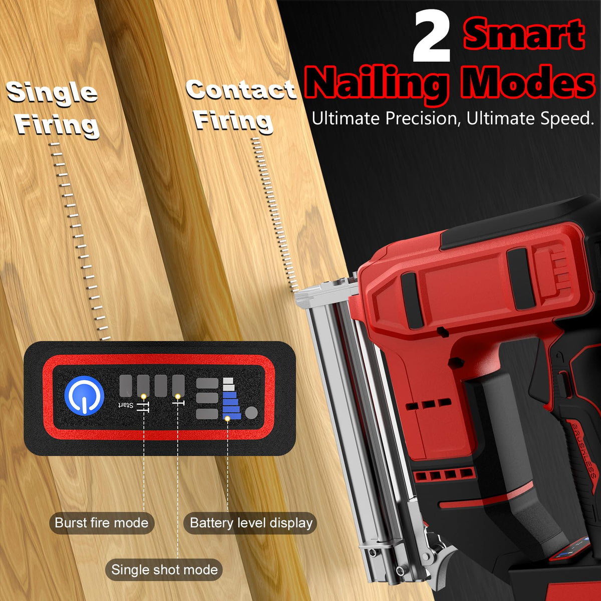 18 Gauge Cordless Brad Nailer & Staple Gun M777972