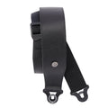 Black Leather Guitar Strap J679