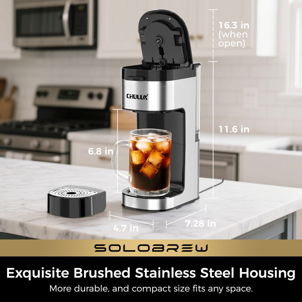 Single Serve Coffee Maker with Ground Filter L1868