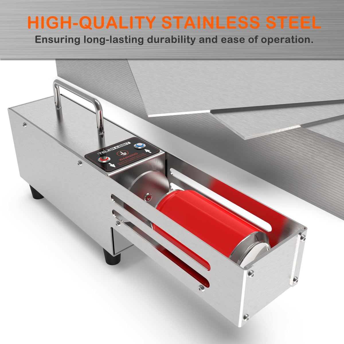 16 Oz/12 Oz Stainless Steel Electric Can Crusher P441472