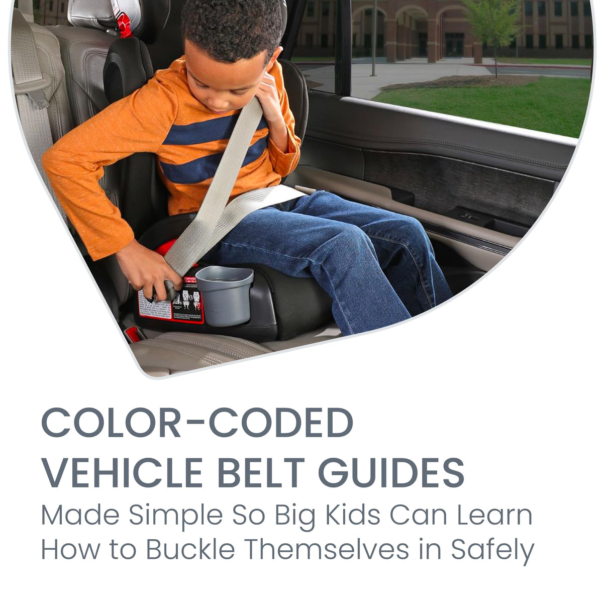 2-Stage Belt-Positioning Booster Car Seat Y744