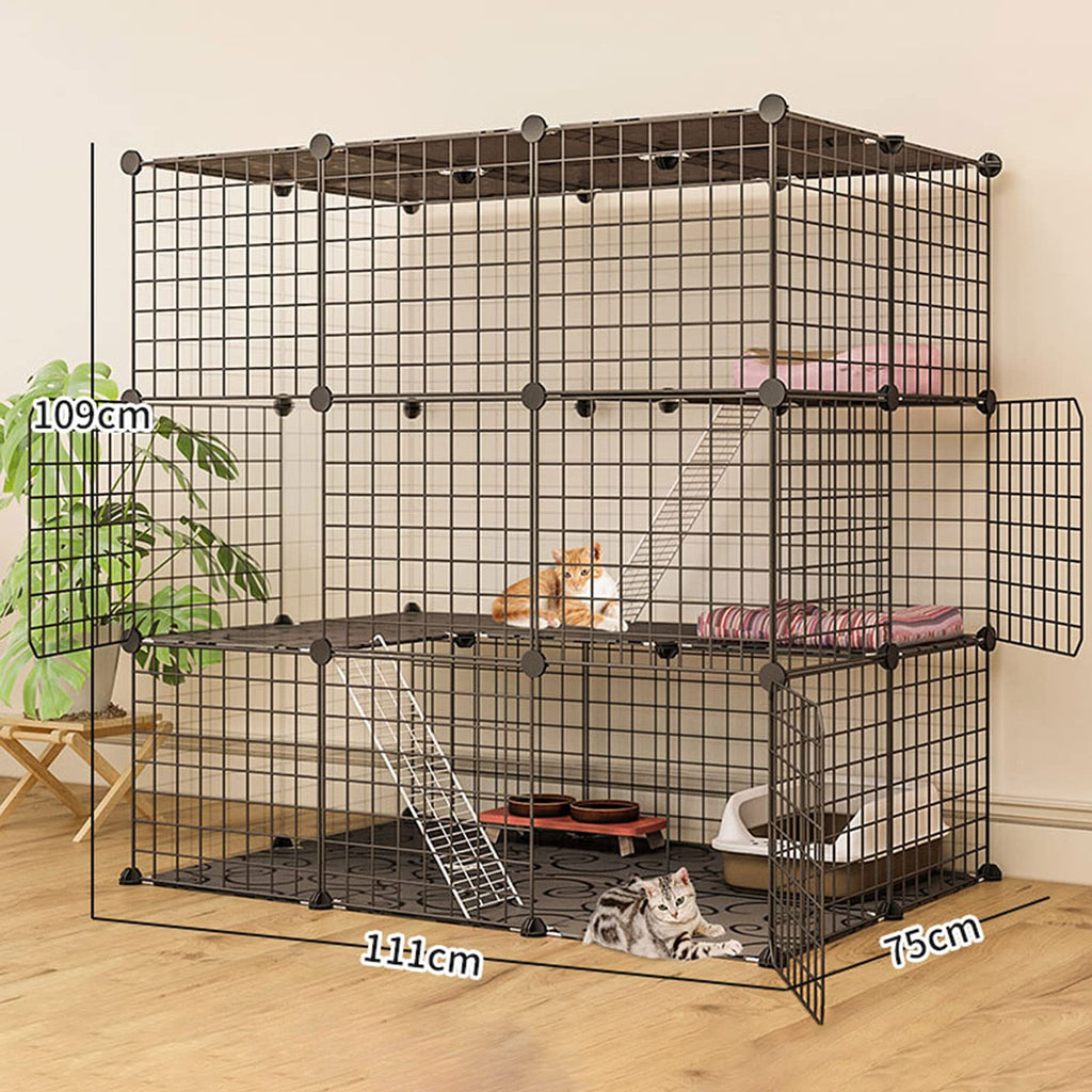 Metal Wire Small Animal Cage 111 * 75 * 109cm Q377029