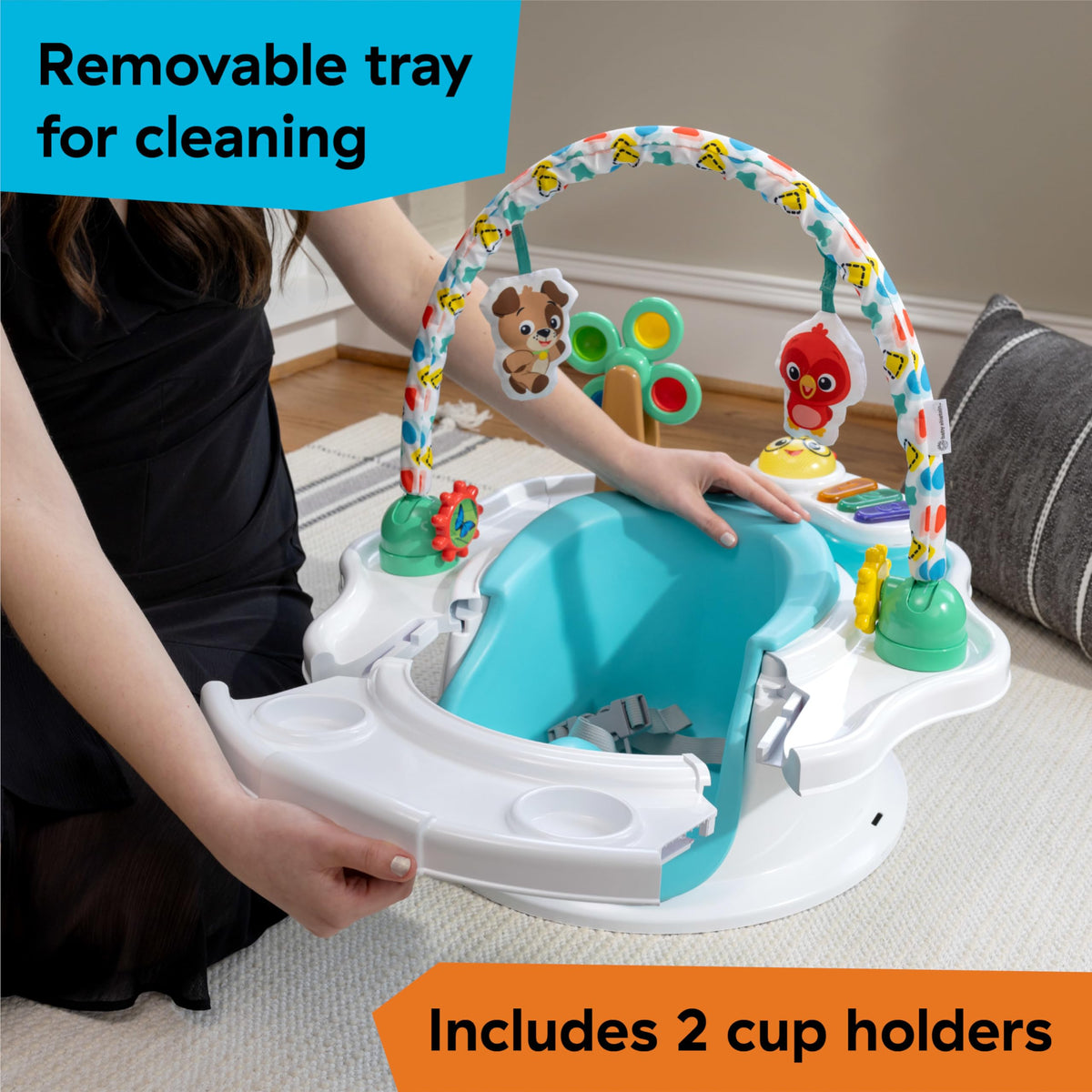 3-in-1 Activity Seat with Music & Lights W39336