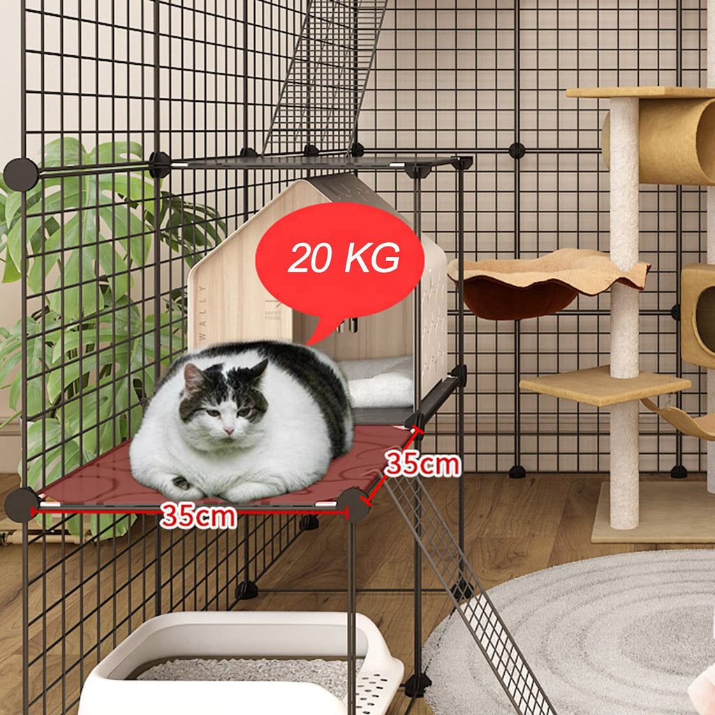 Metal Wire Small Animal Cage 111 * 75 * 109cm Q377029