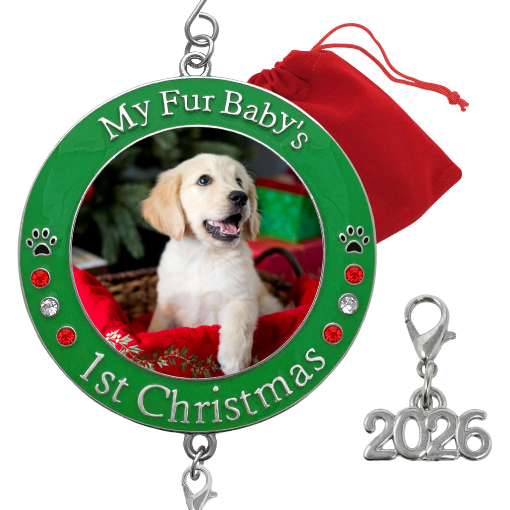 Dog Christmas Photo Ornament 3-Pack 3 Inch R70231