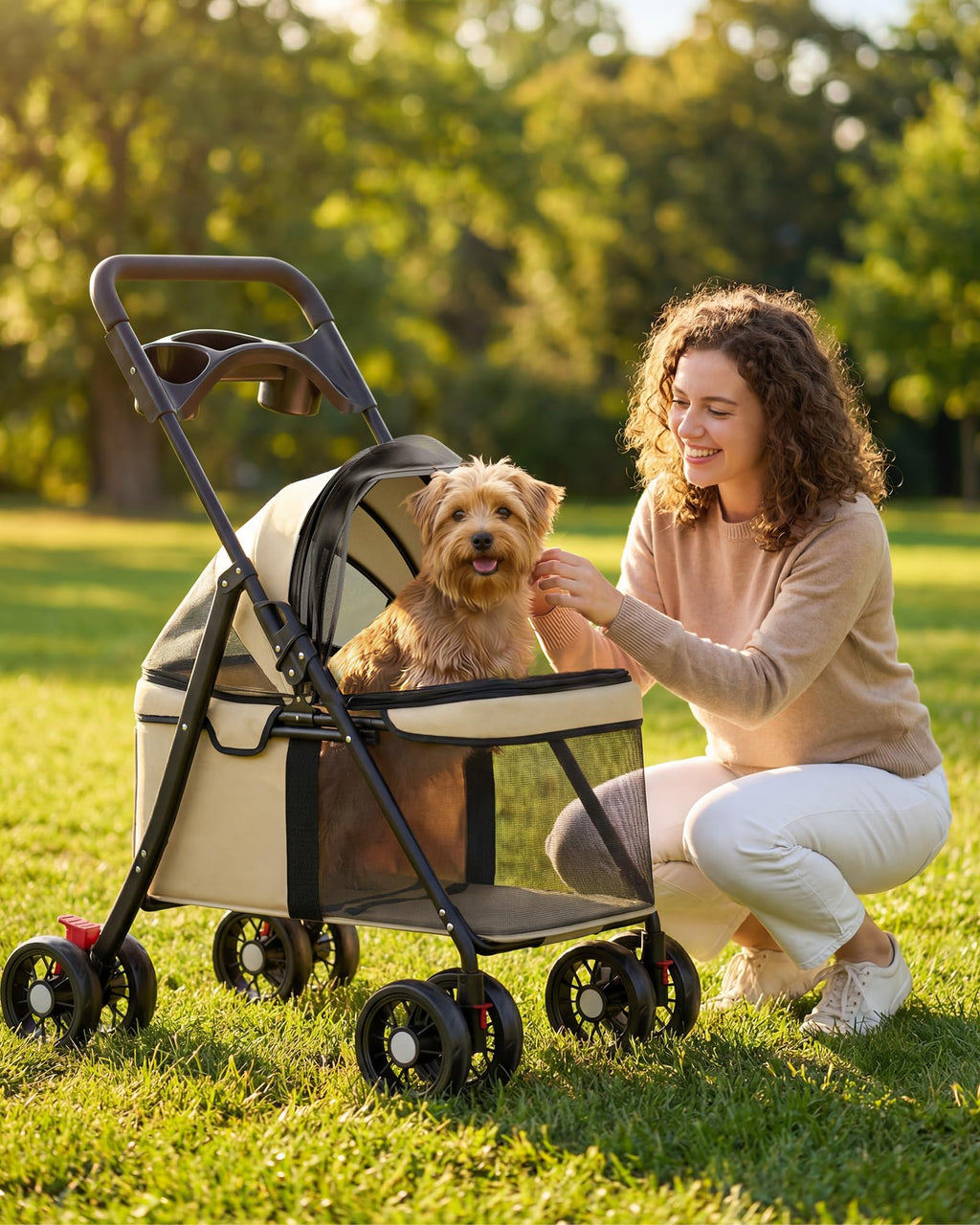 Foldable Pet Stroller Y522