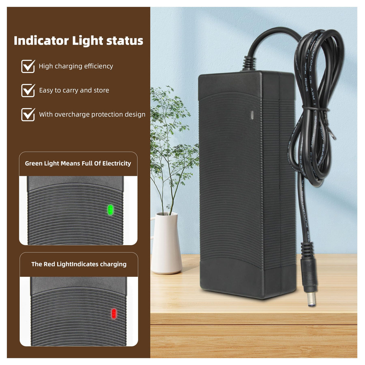 36V-42V 2A Electric Scooter Charger U482856