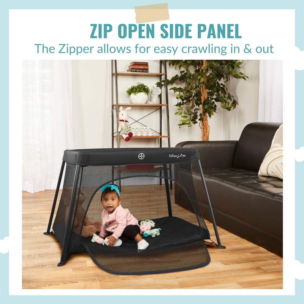 Black Playard with Travel Bag W614670