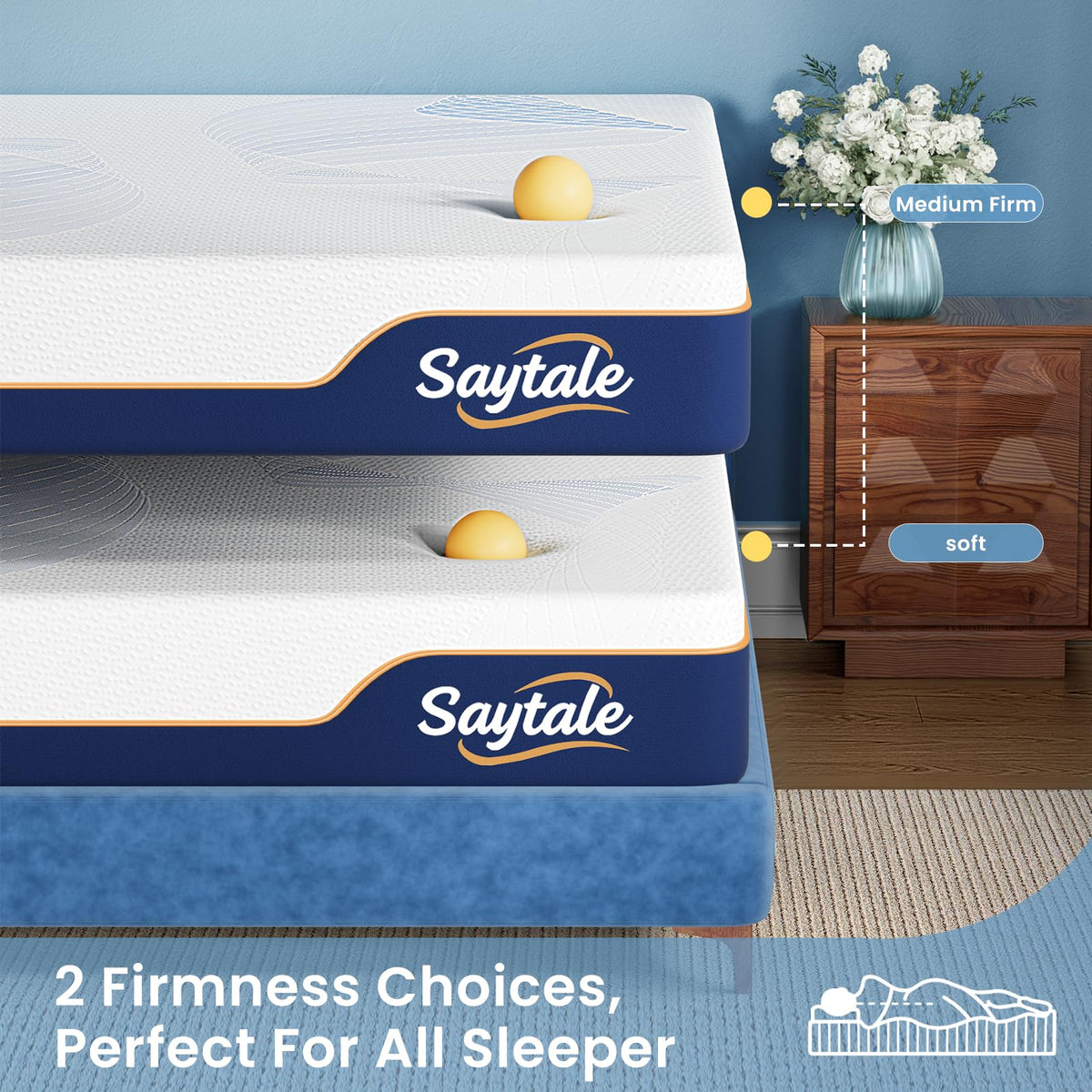 Twin Size 6 Inch Cooling Gel Memory Foam Mattress N169