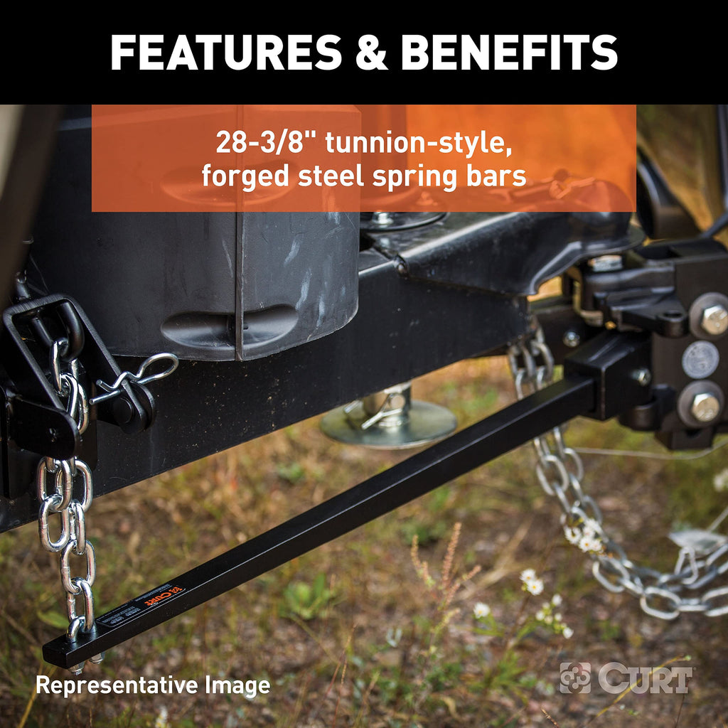 Weight Distribution Hitch, 15,000 lbs., 2-Inch Shank T185