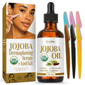 Organic Jojoba Oil 6PC Dermaplane Razors 1 Fl Oz E91649