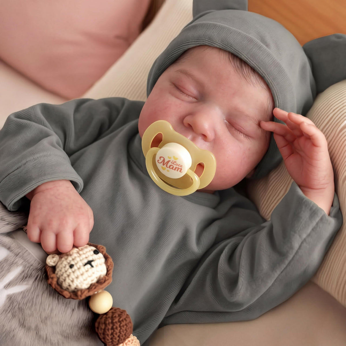 20 Inch Realistic Newborn Baby Doll with Poseable Body X174
