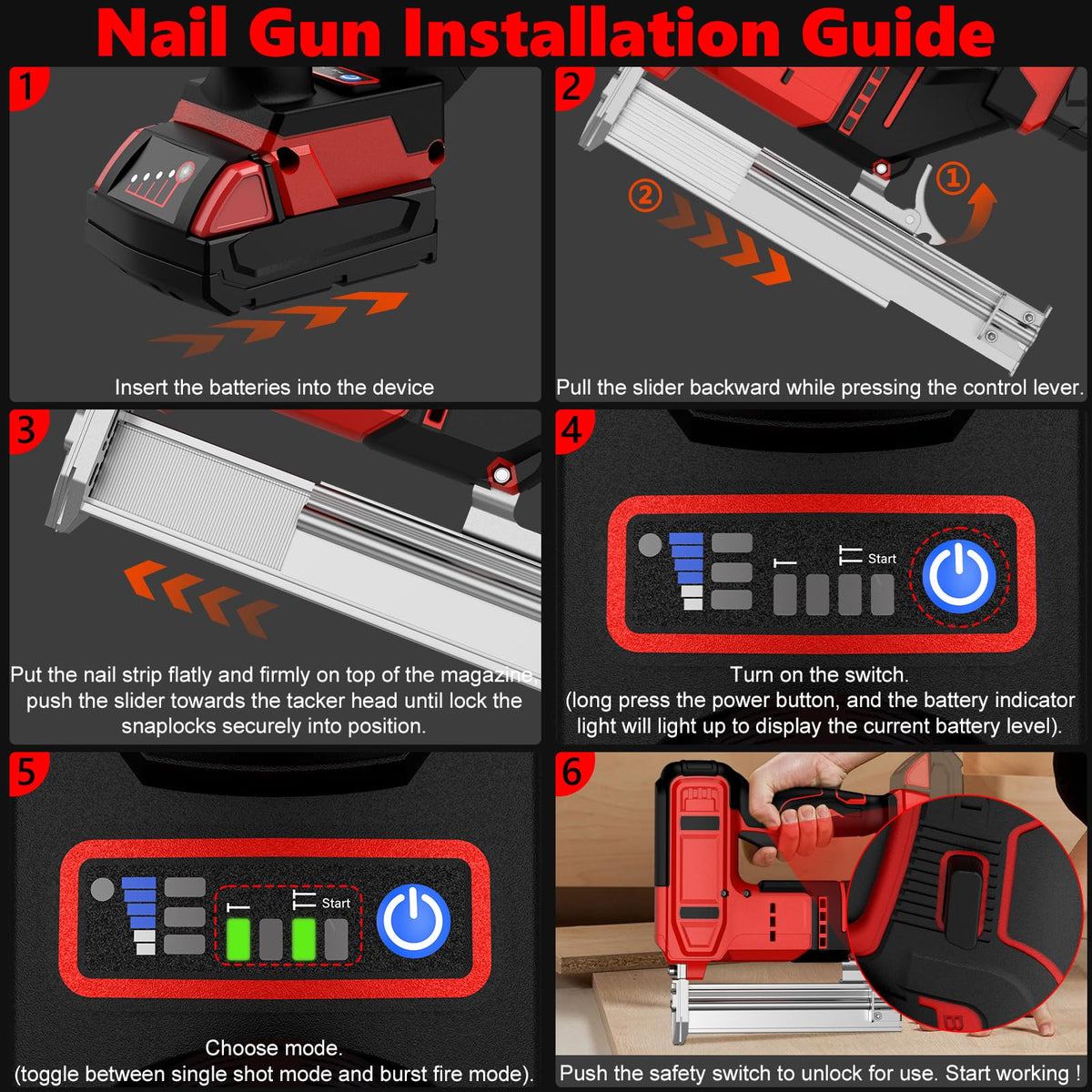 18 Gauge Cordless Brad Nailer & Staple Gun M777972
