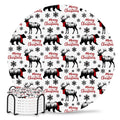 Black Absorbent Ceramic Coasters Set of 6 with Holder W984