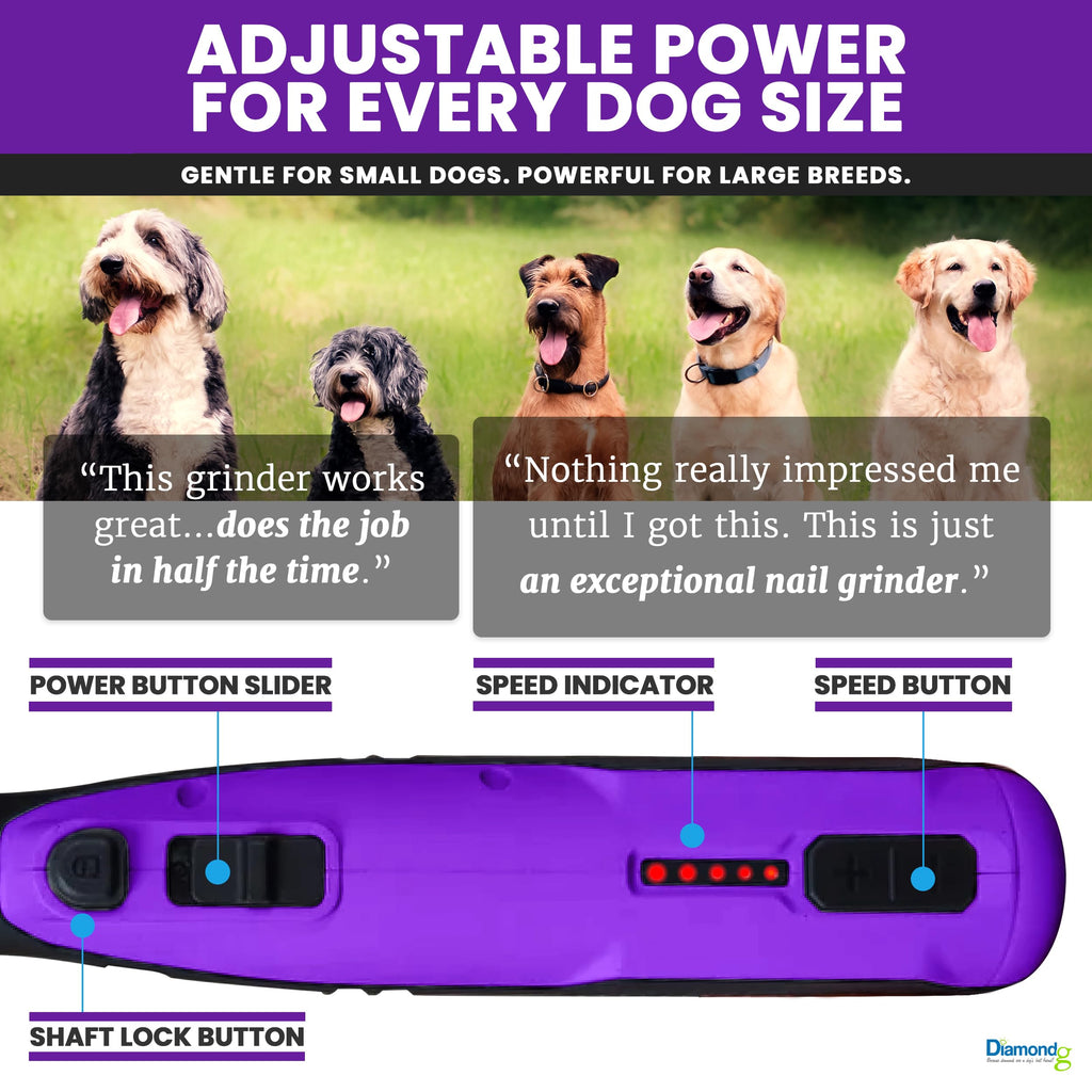 Cordless Dog Nail Grinder with LED Light L460067