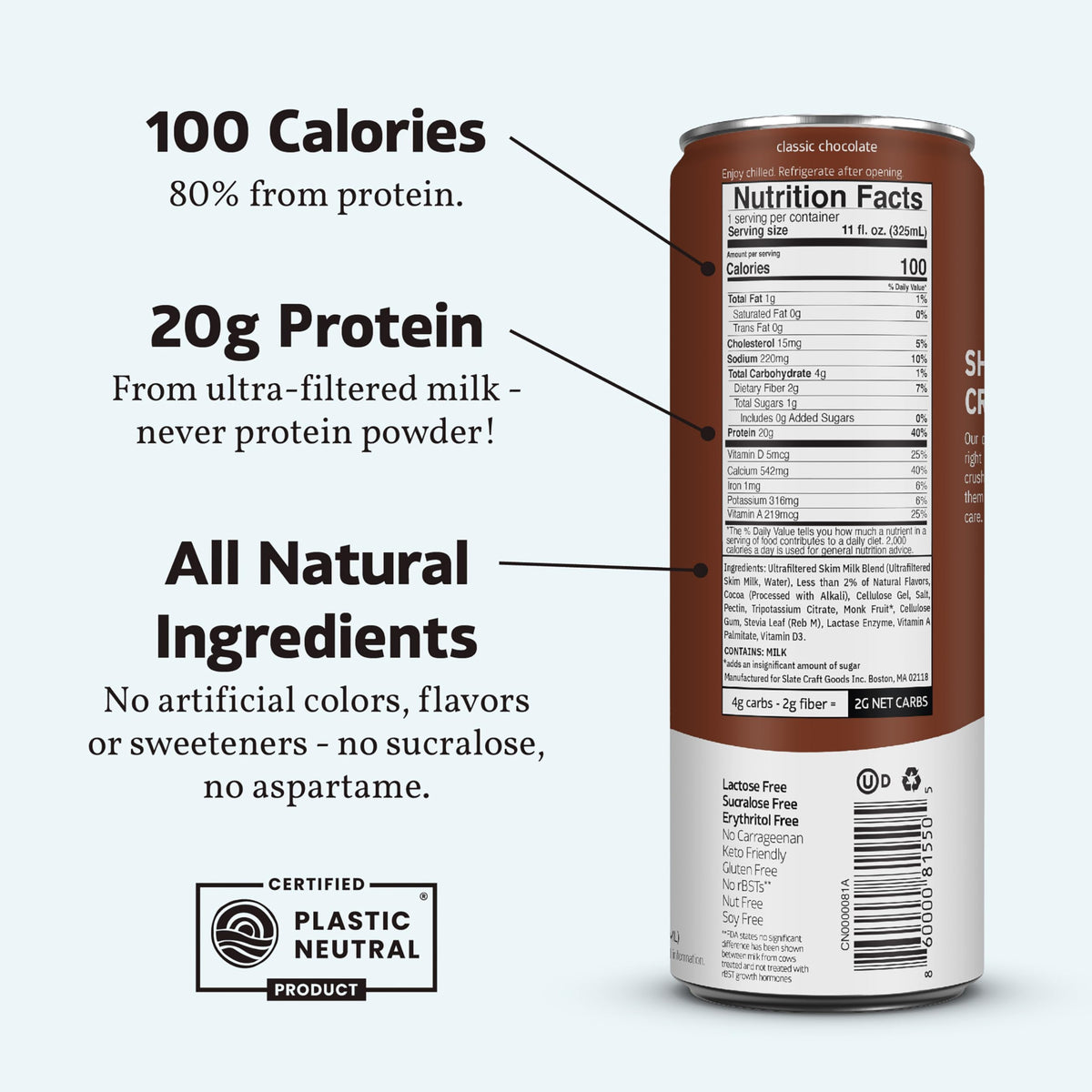 High Protein Chocolate Milk Shake 11 Fl Oz H450707