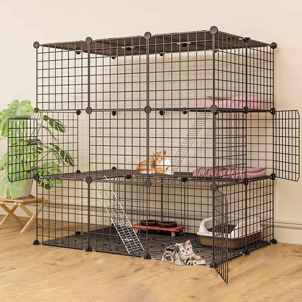 Metal Wire Small Animal Cage 111 * 75 * 109cm Q377029